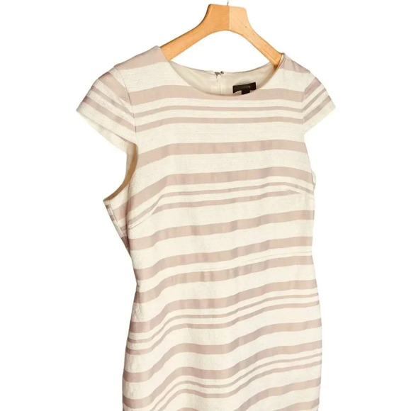 J Crew Double Stripe Cap Sleeve Sheath Dress - Picture 5 of 13